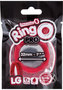 Ringo Pro Large Silicone Cock Rings Waterproof - Red (12 Each Per Box)