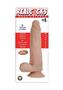 Realcocks Dual Layered #4 Bendable Thick Dildo 8in - Vanilla